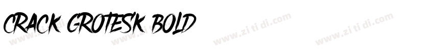 Crack Grotesk Bold字体转换